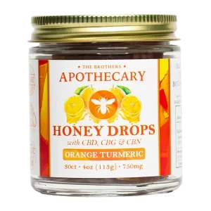 Orange Turmeric Honey Drops