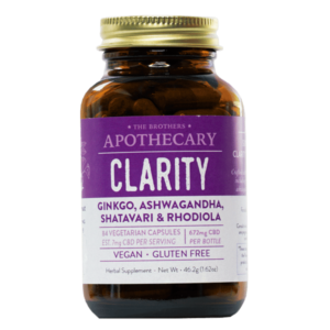 Mental Clarity | Ginkgo & Ashwagandha + CBD Capsules