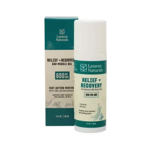 CBD MUSCLE GEL, RELIEF + RECOVERY