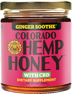 CBD Hemp Honey Jar - Ginger Soothe