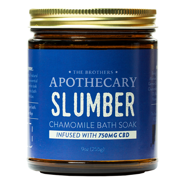 Slumbering CBD Bath Soak | Chamomile, Zinc & B5